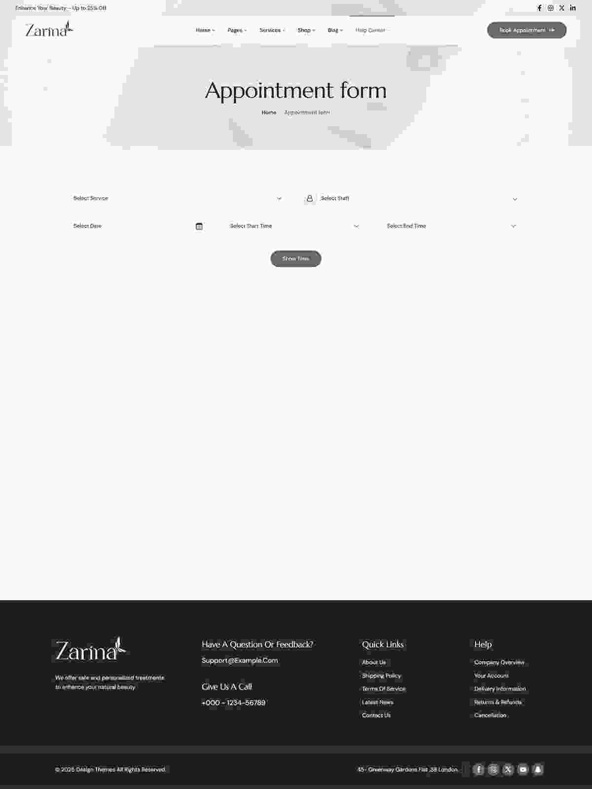Appointment-page